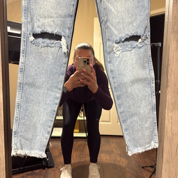 Free People We the free size 27 distressed jeans skinny - Picture 2 of 5